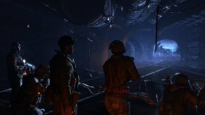 Soldiers in Tunnel