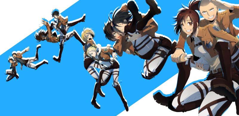 Soldiers in Uniform — Blue, Dynamic