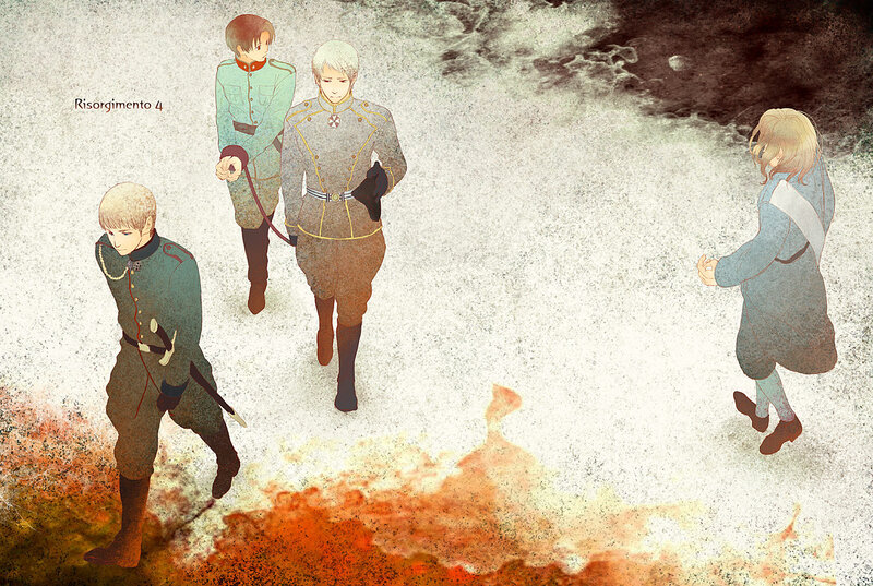 Soldiers in Uniform — Gray, Dramatic