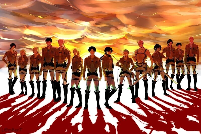 Soldiers in Uniform — Orange, Dramatic