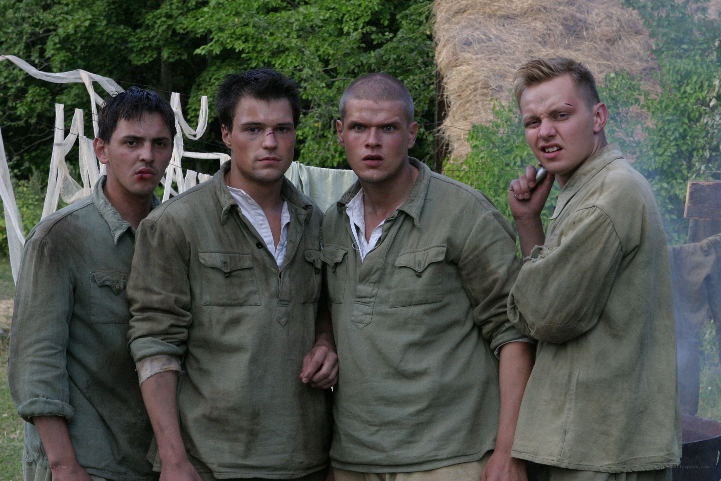 Soldiers in uniform outdoors