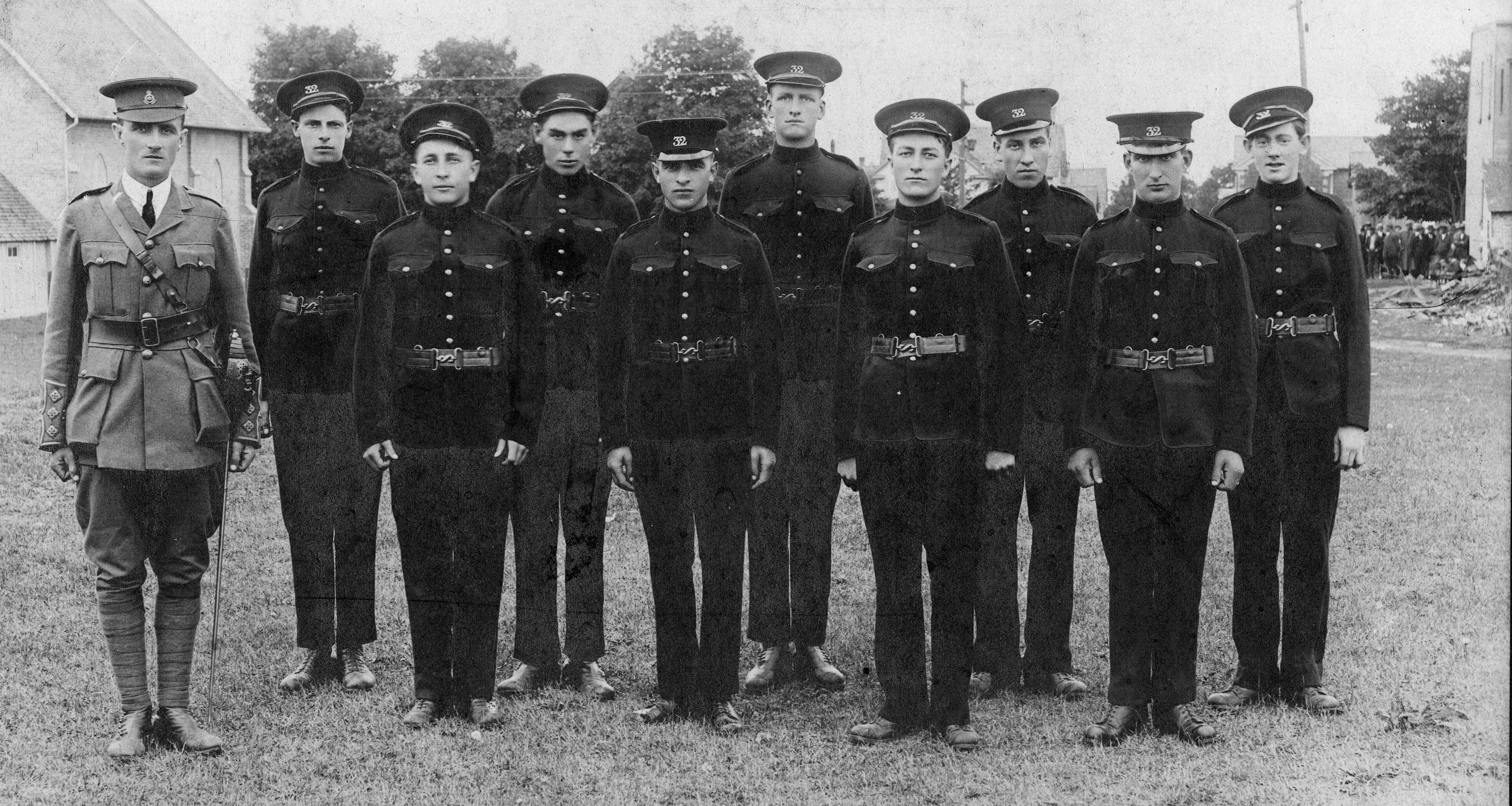 Soldiers in uniform