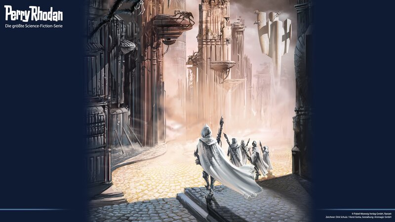 Soldiers in White Cloaks