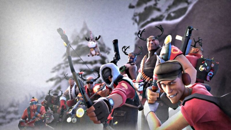 Soldiers in Winter Gear — Red, Festive