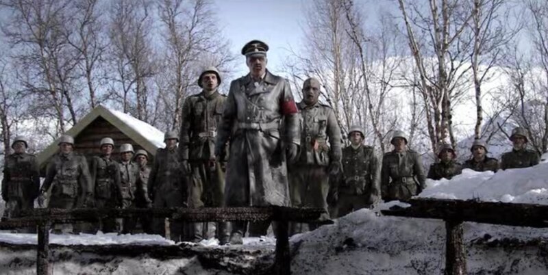 Soldiers in Winter — White