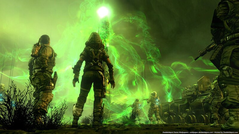 Soldiers Near Green Energy