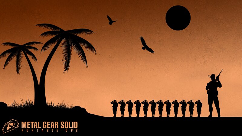 Soldiers on a Beach — Orange
