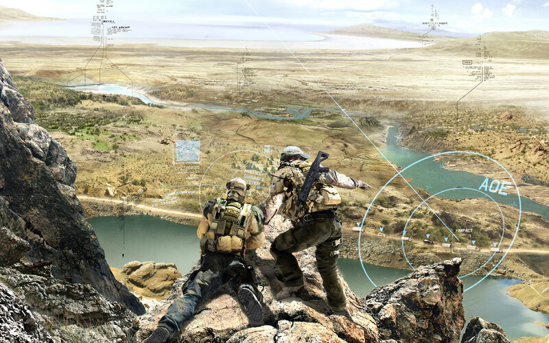 Soldiers on a Cliff — Brown