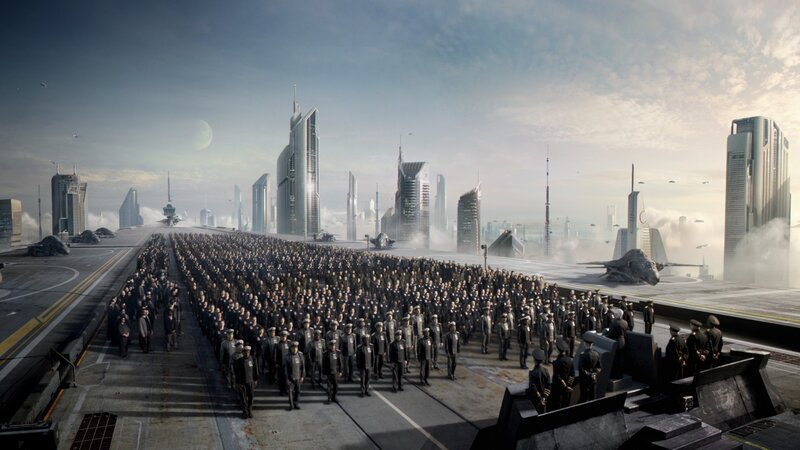 Soldiers on a Landing Strip