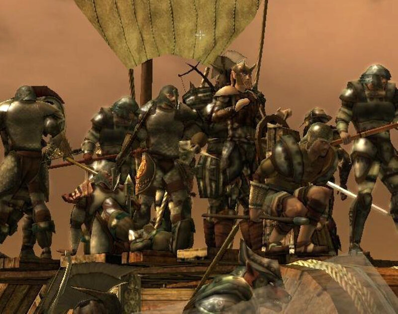 Soldiers on a Ship