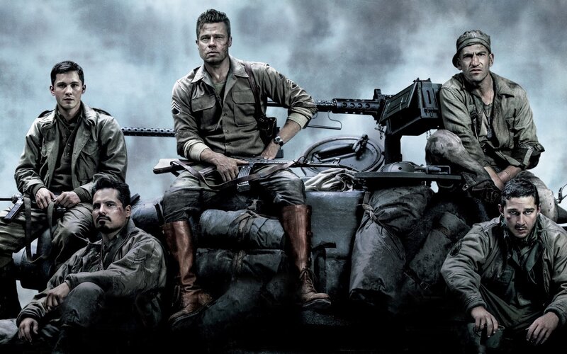 Soldiers on a tank