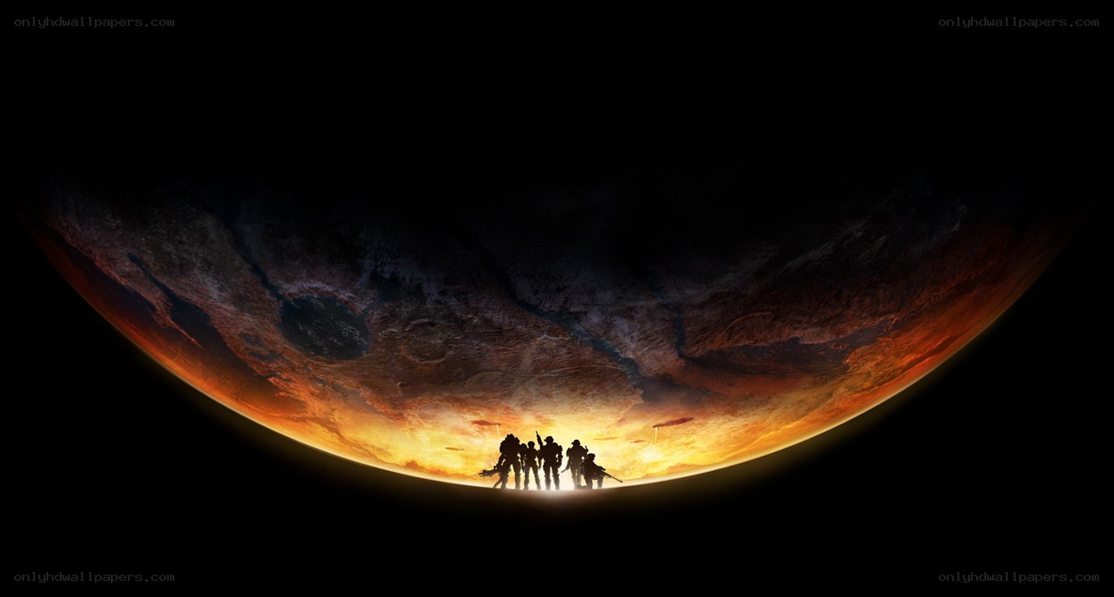 soldiers on alien planet