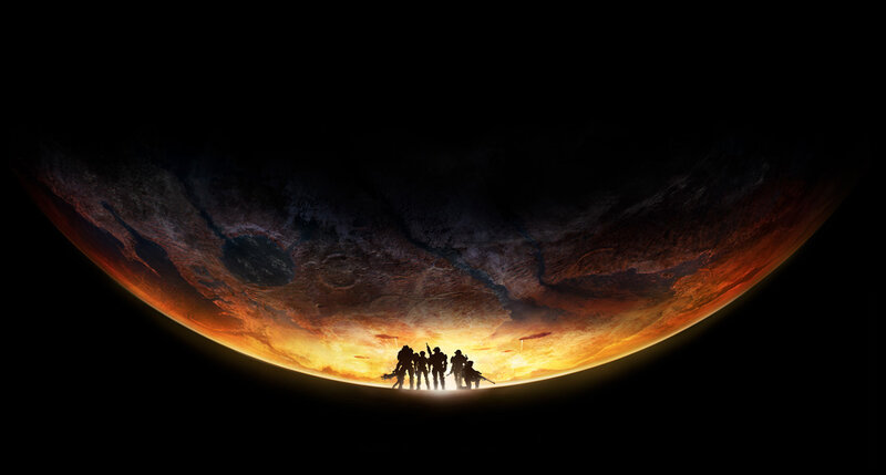 Soldiers on Alien Planet — Black