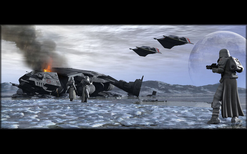 Soldiers on Alien Planet — Gray