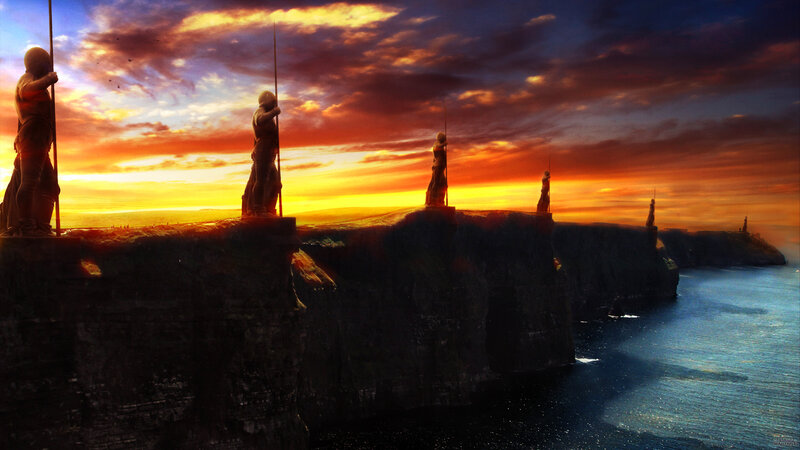 Soldiers on Cliffs