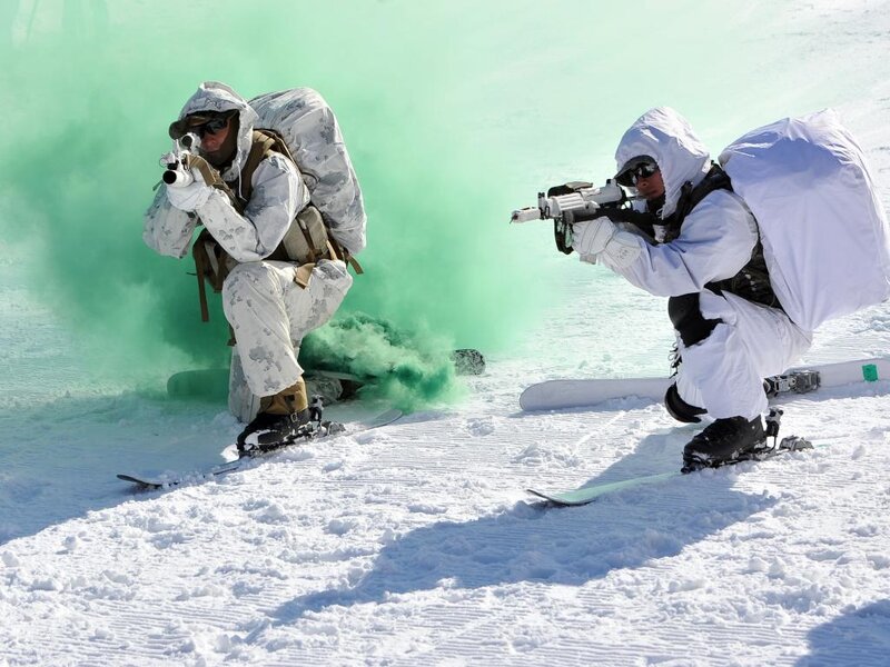 Soldiers on Skis