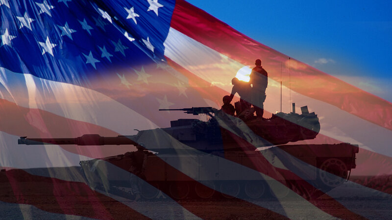Soldiers on Tank — Blue