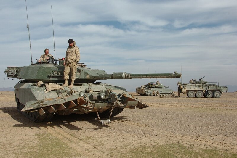 Soldiers on Tanks
