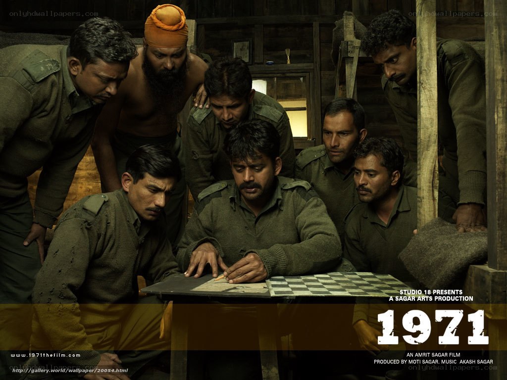 Soldiers playing chess in a bunker