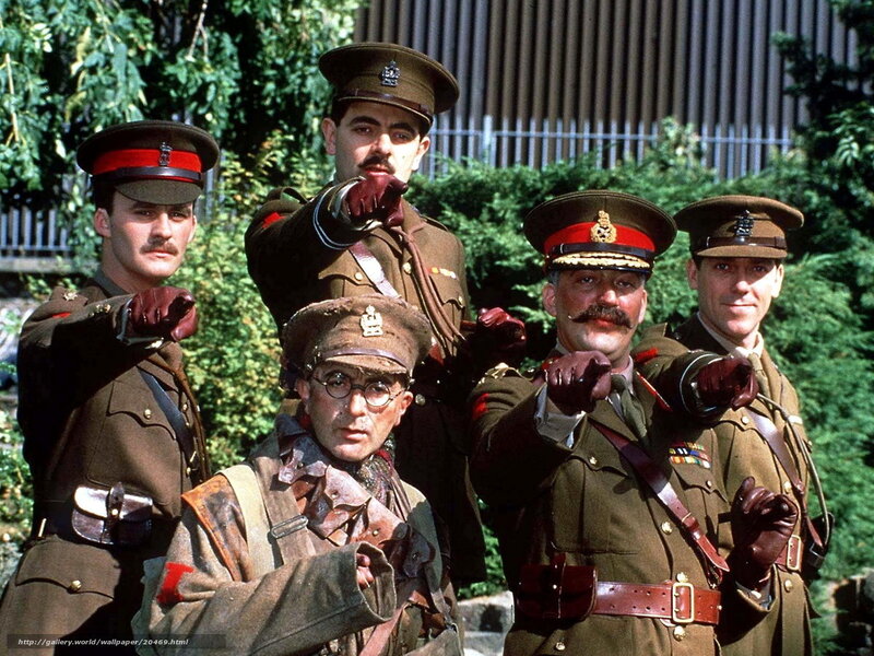 Soldiers pointing forward