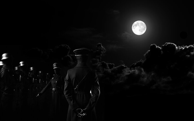 Soldiers under Moonlight