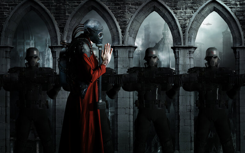 Soldiers with a Robed Figure