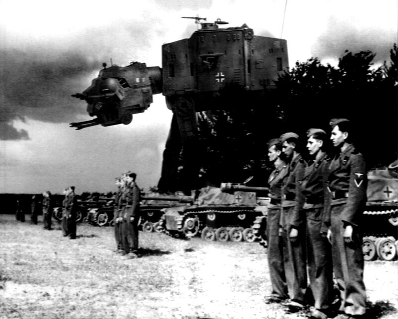 Soldiers with AT-AT