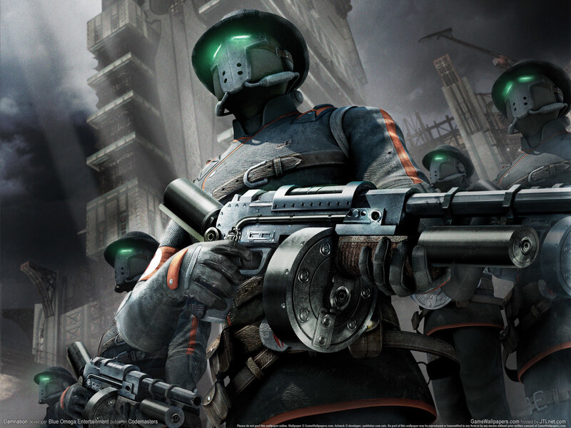 Soldiers with Futuristic Weapons — Gray