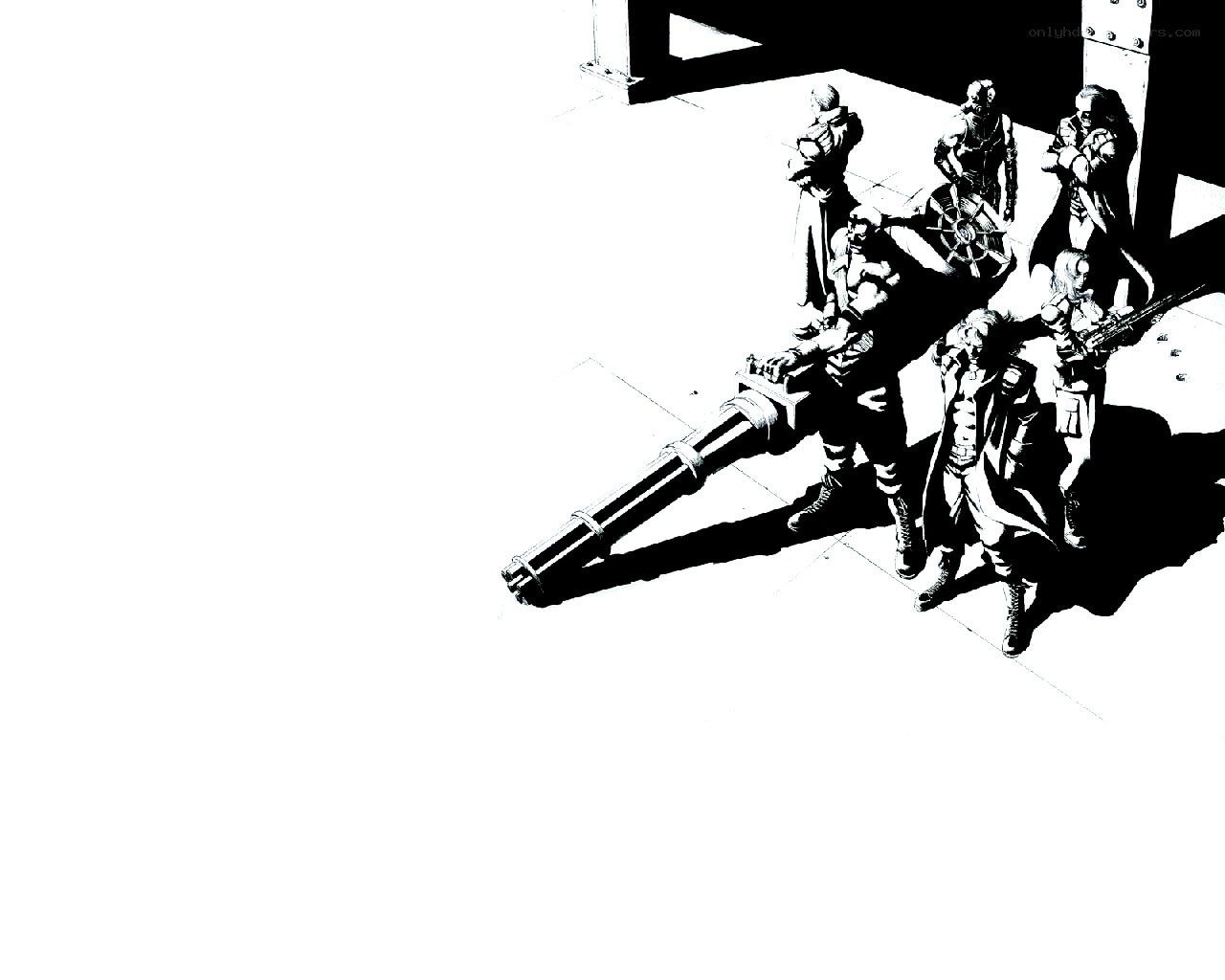 soldiers with heavy weapon