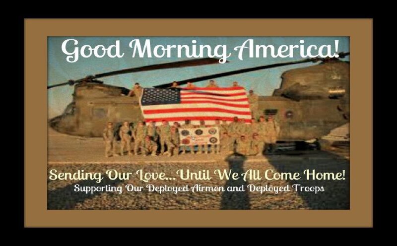 Soldiers with Helicopter — Brown, Patriotic