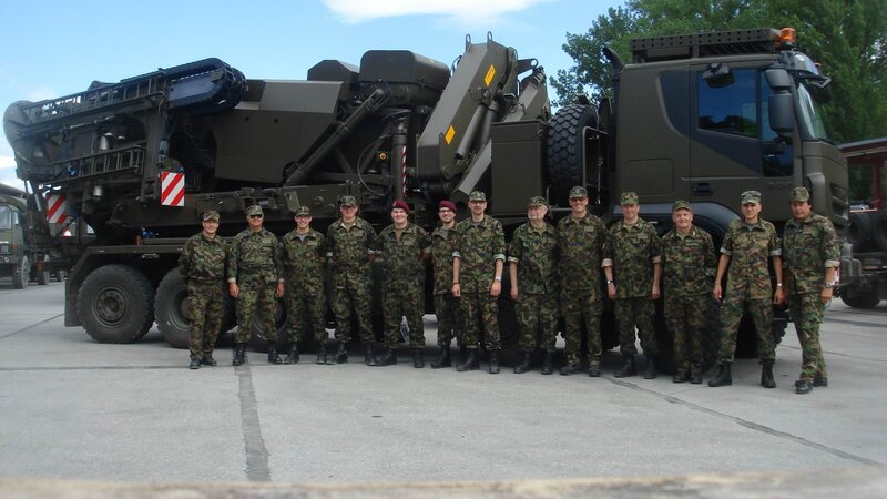 Soldiers with Military Truck