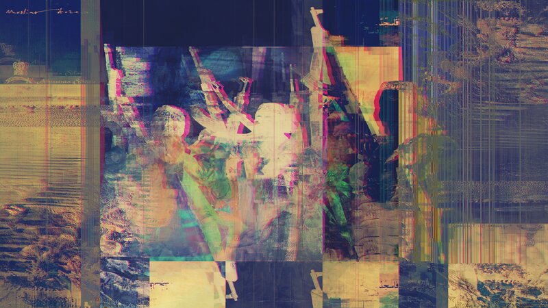 Soldiers with Rifles — Blue, Chaotic