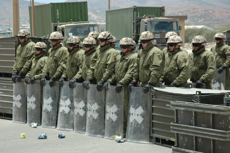 Soldiers with Shields