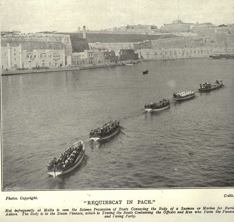 Solemn boat procession in Malta