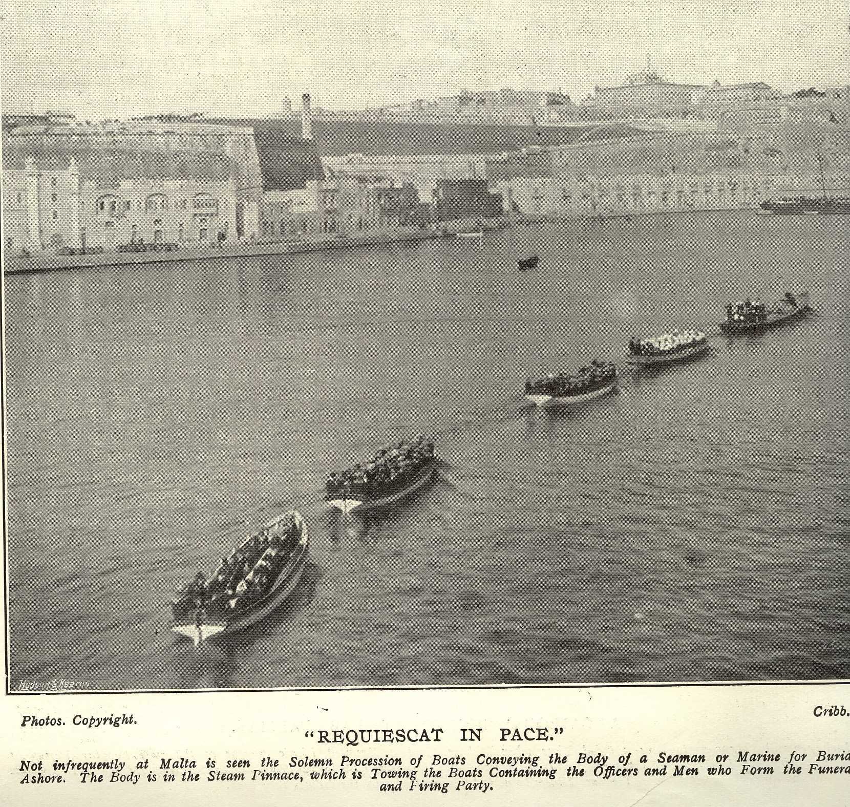 Solemn boat procession in Malta