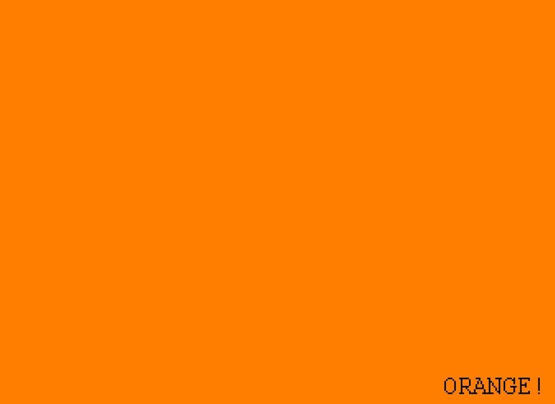 solid orange background