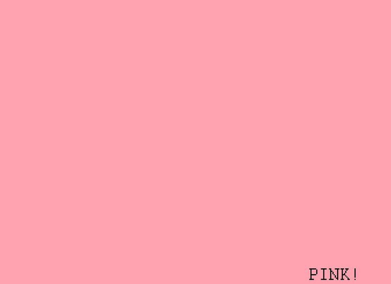 solid pink background