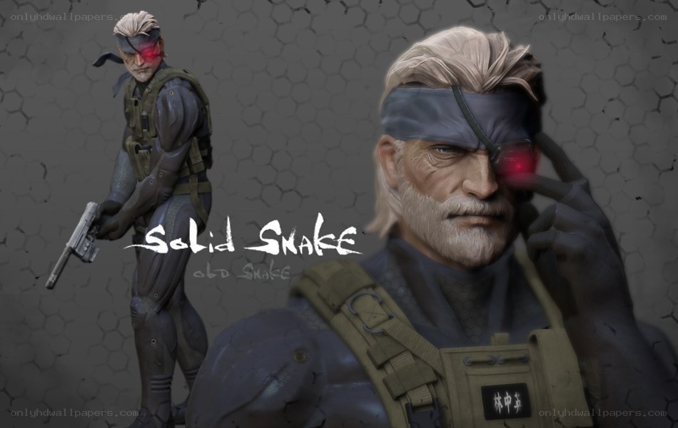 Solid Snake character art
