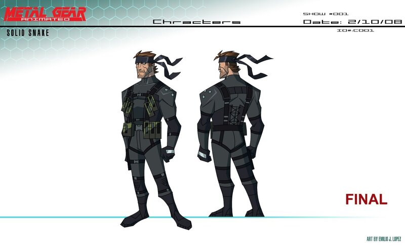 Solid Snake character design