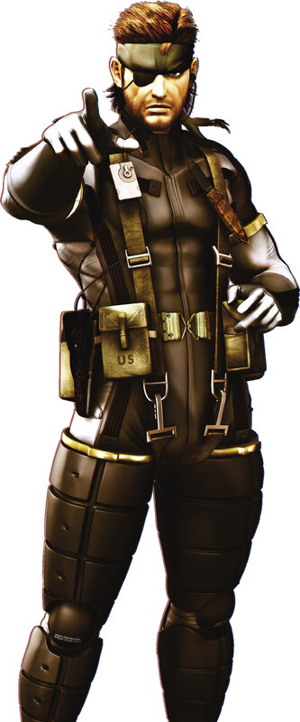 Solid Snake character portrait