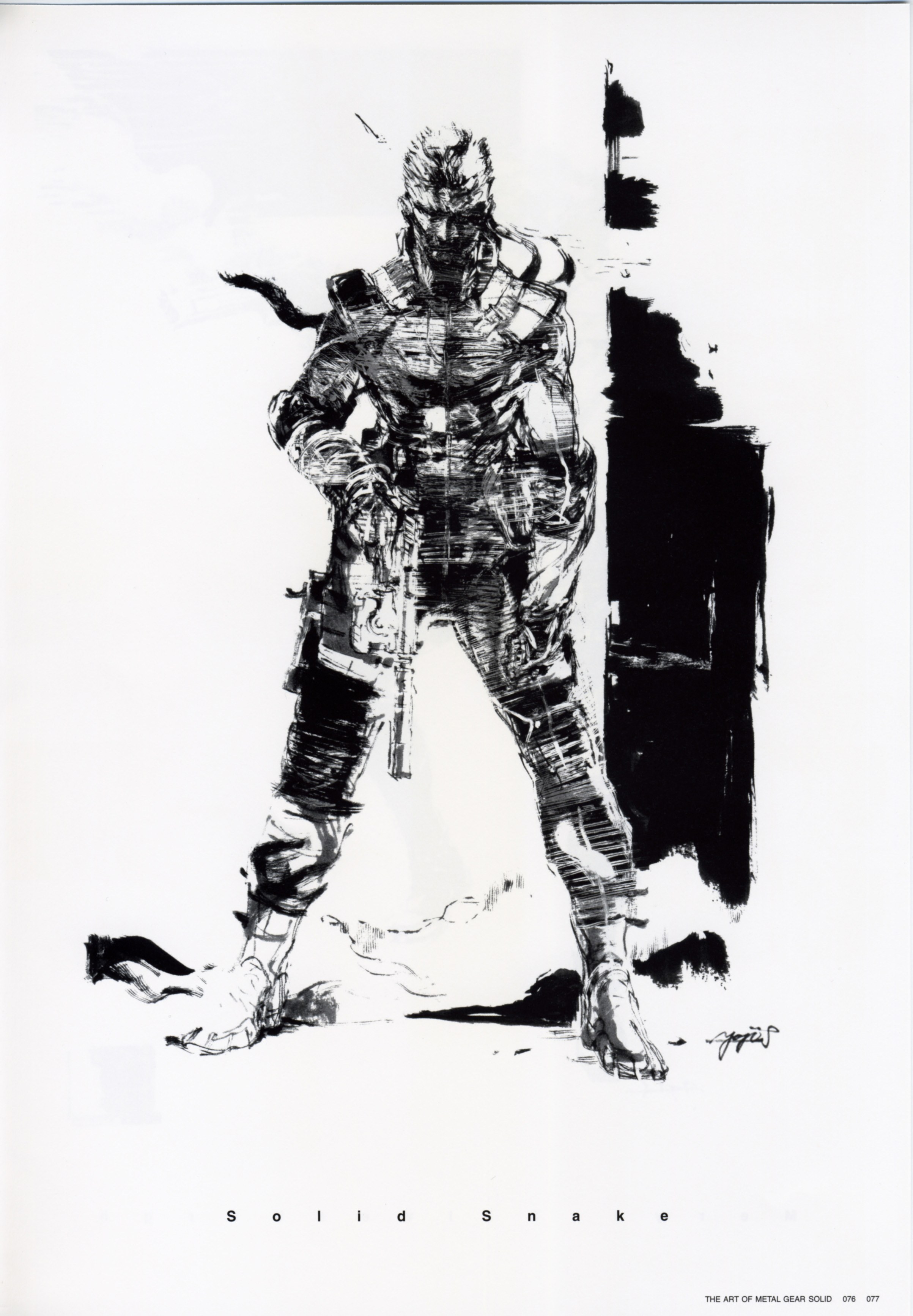 Solid Snake concept art