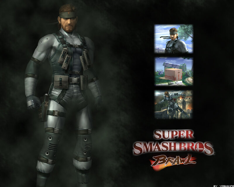 Solid Snake from Super Smash Bros Brawl