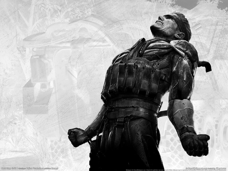 Solid Snake in agony