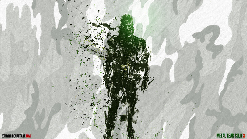 Solid Snake in camouflage