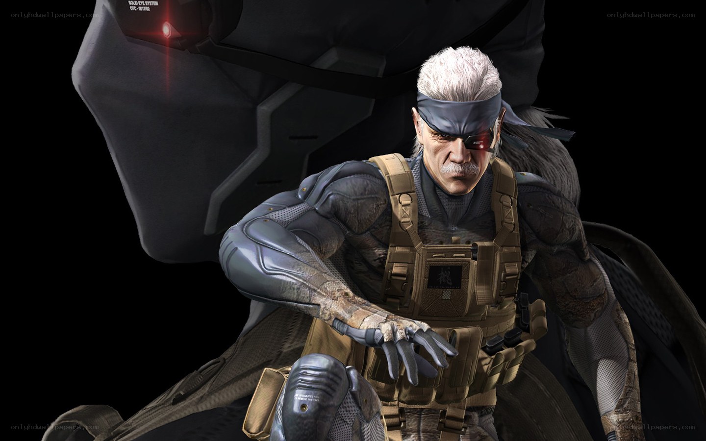 Solid Snake in tactical gear