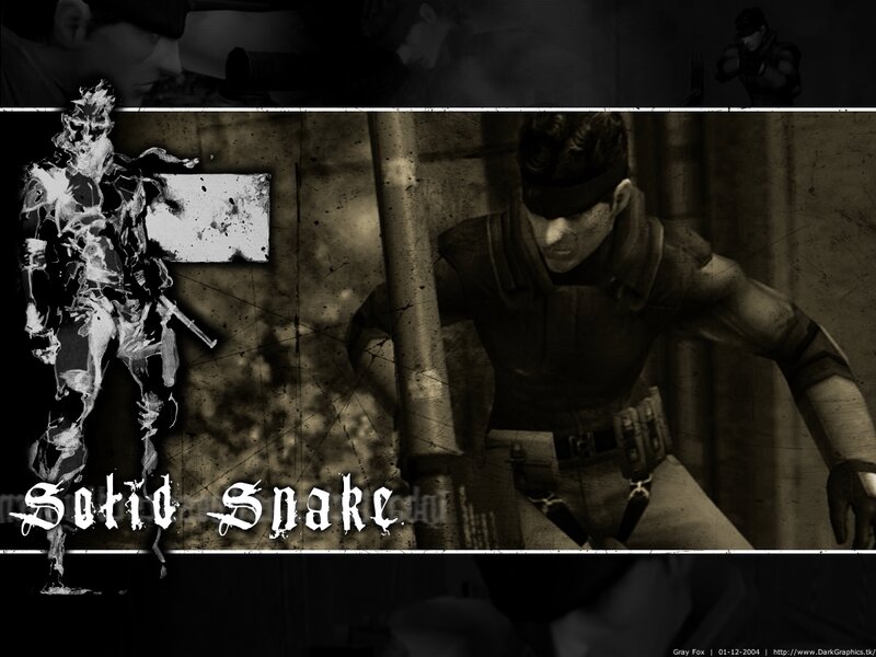 Solid Snake wallpaper collage