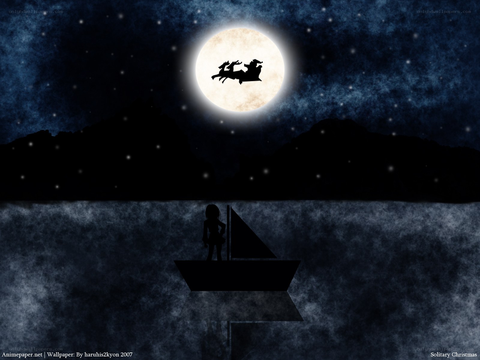 Solitary Christmas night