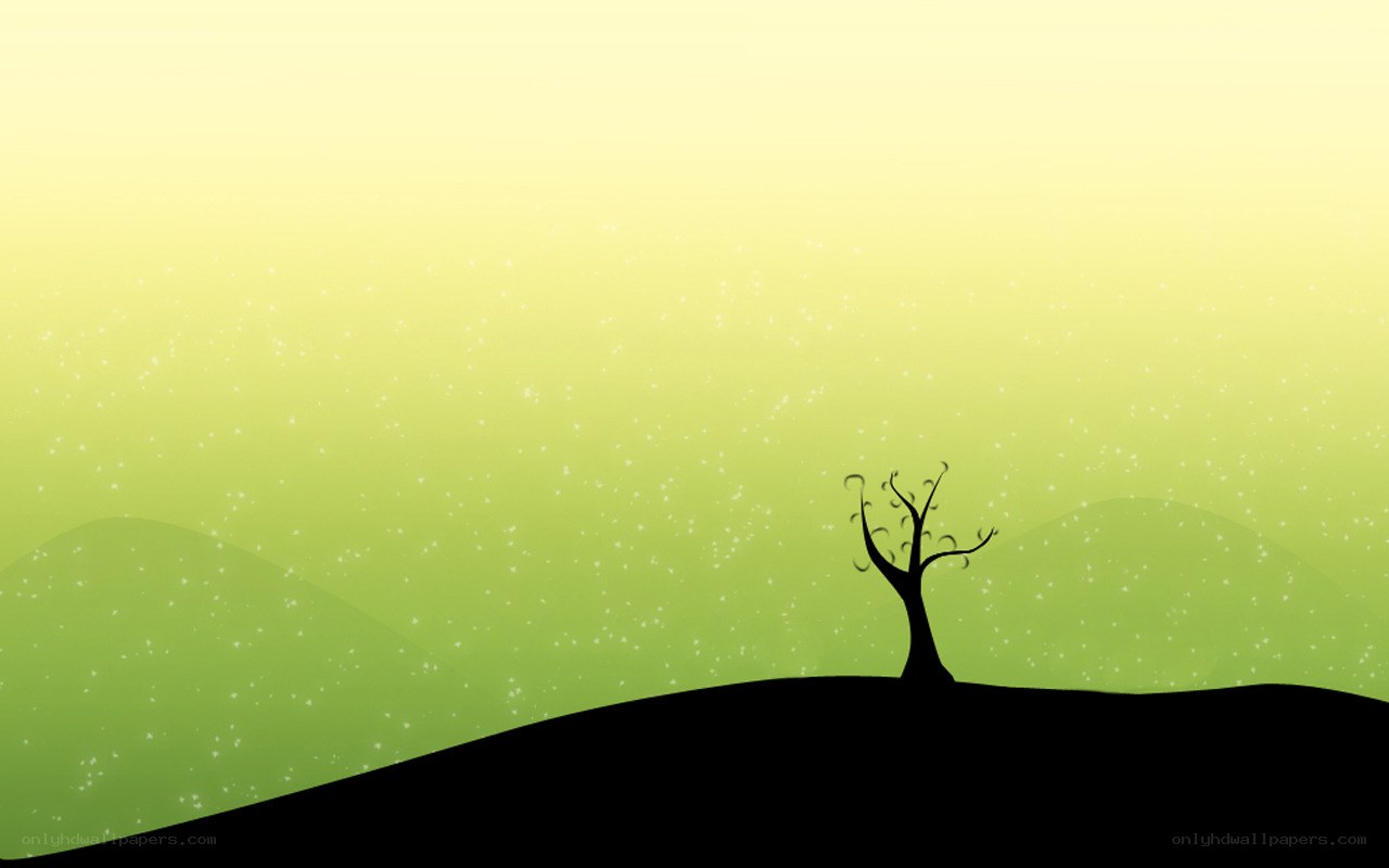 solitary tree at dusk