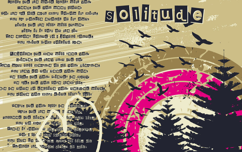Solitude poem art