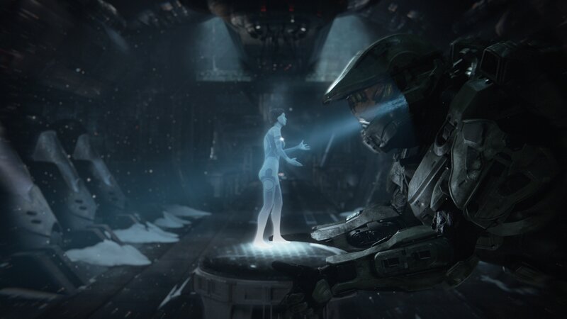 Solo Figure in Hologram